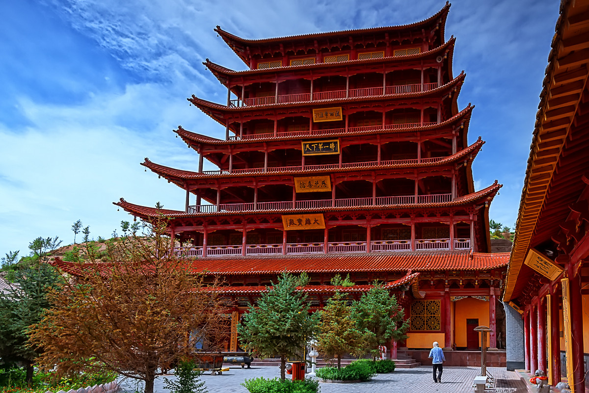 甘肃风光  《山丹大佛寺》