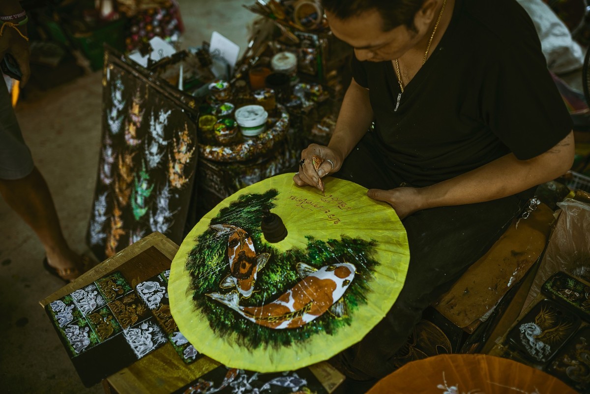 【罗兵】泰式民间工艺---油纸伞