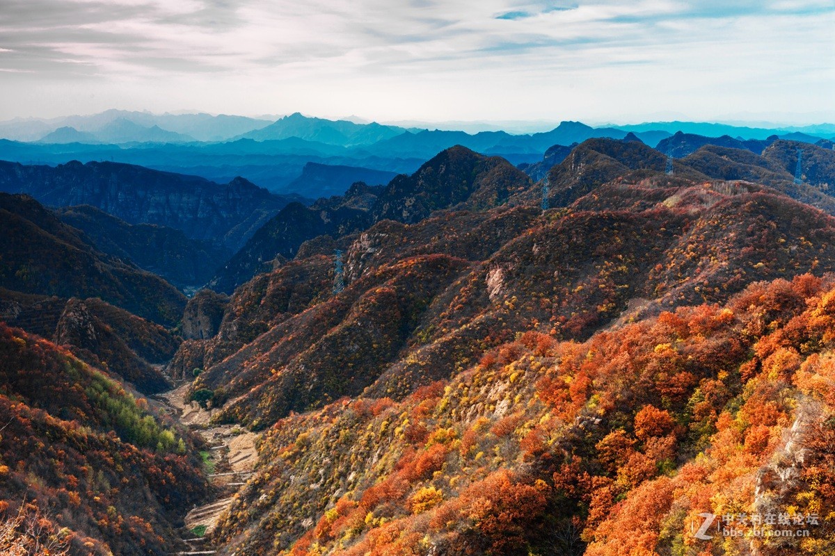 燕山秋景图图片