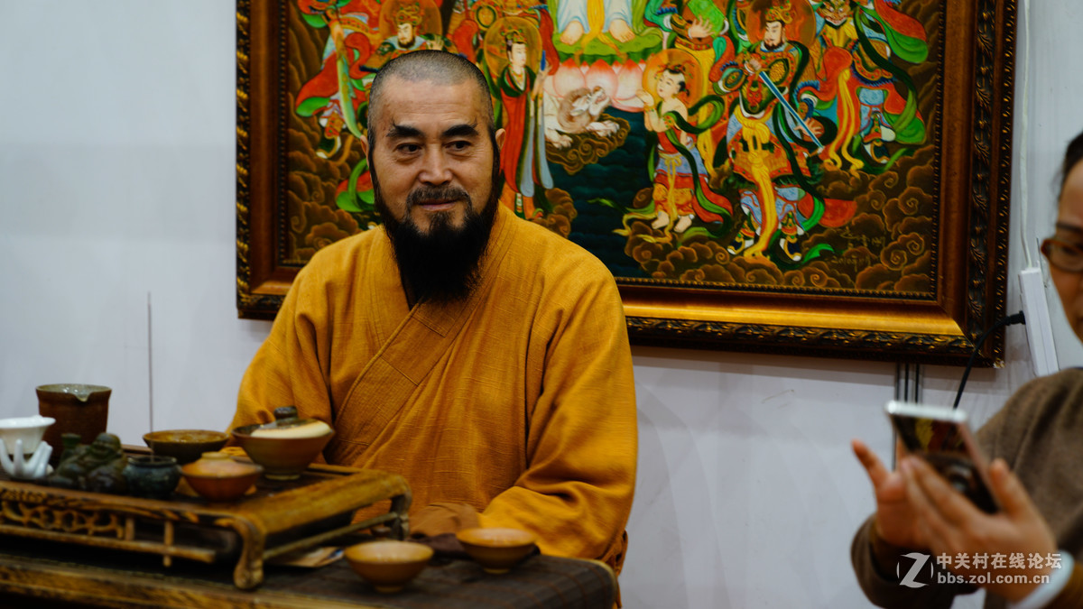 第十一届艺术节选拍三禅雪法师和他的油画