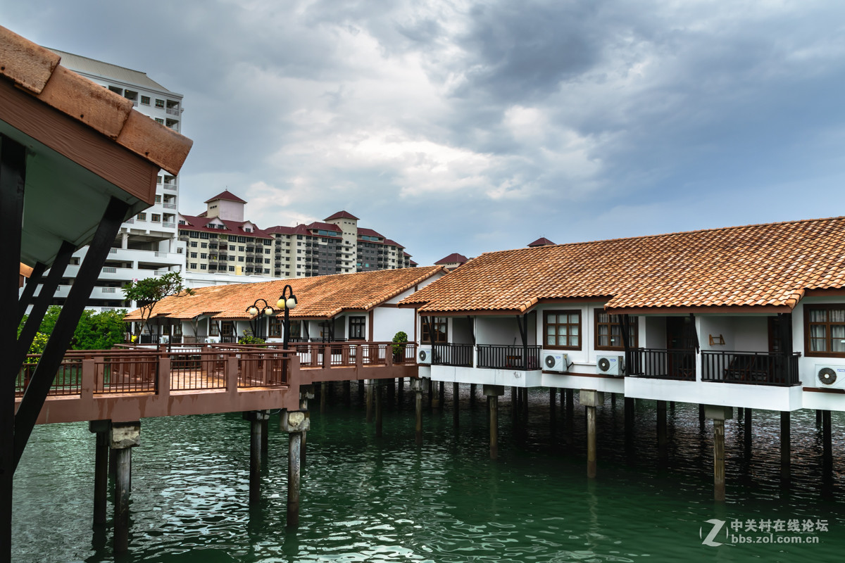 在马来西亚旅游住过的水屋