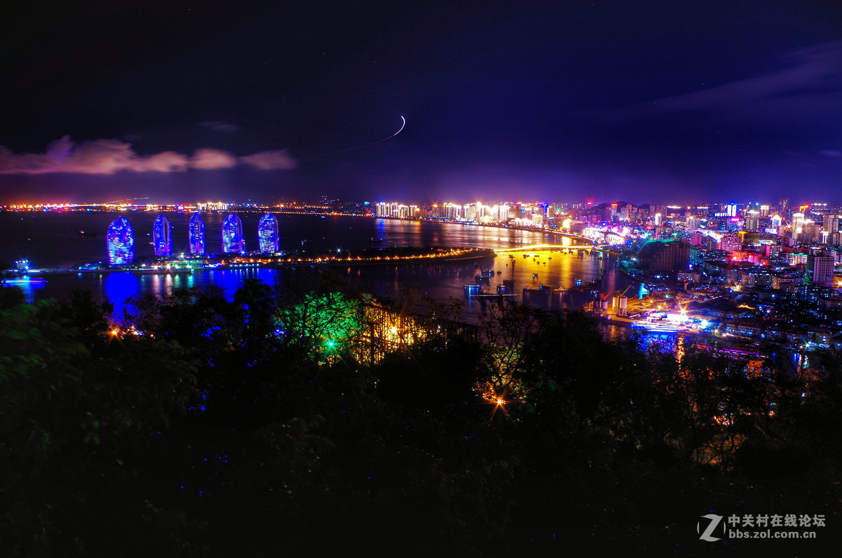 三亚夜景-鹿回头公园