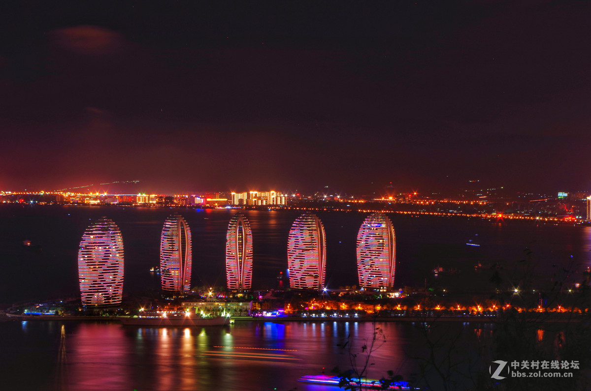 三亚夜景-鹿回头公园