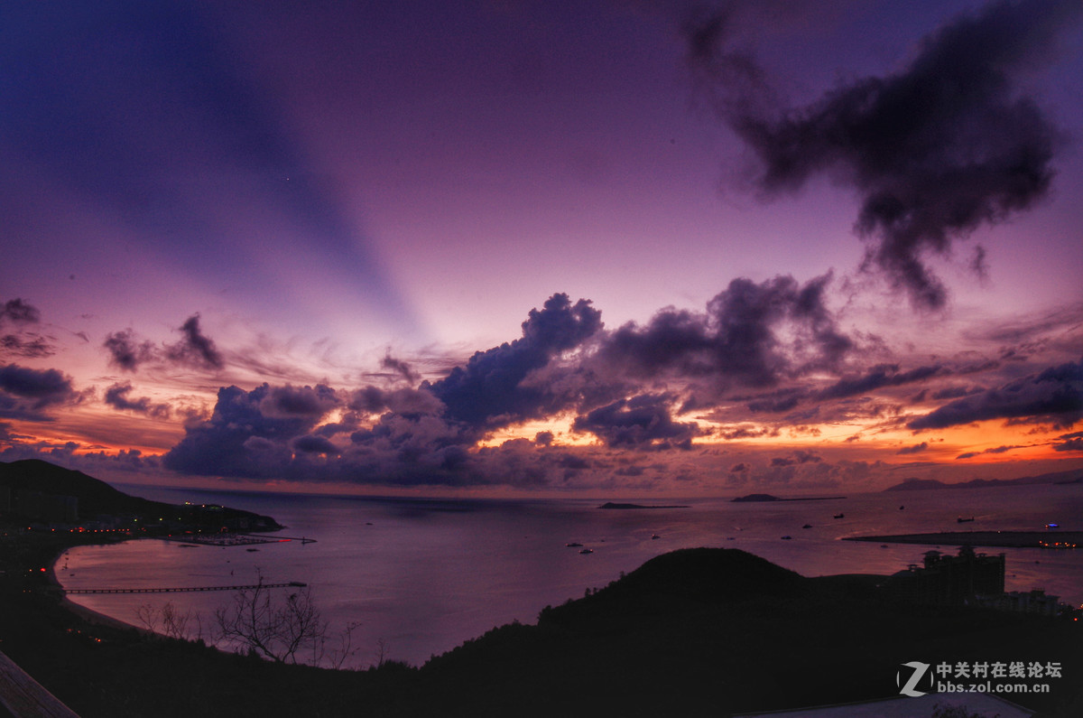 三亚夜景-鹿回头公园