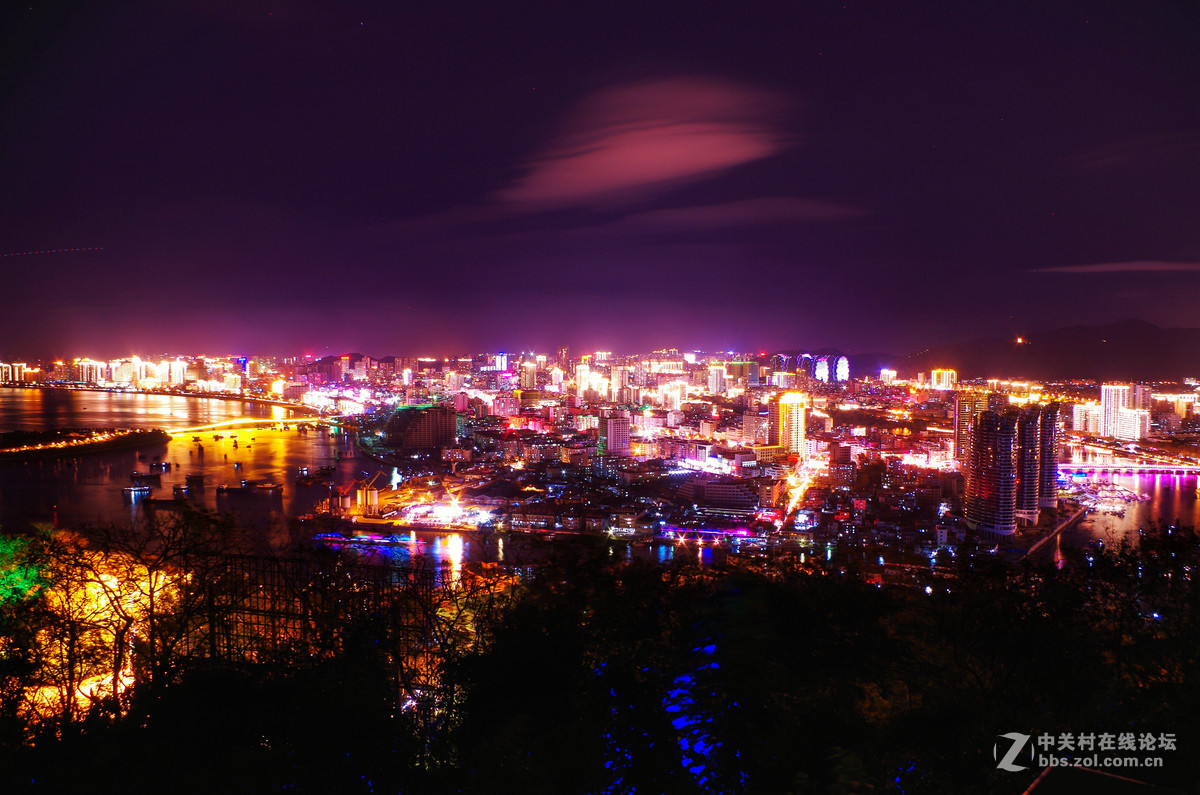 三亚夜景-鹿回头公园