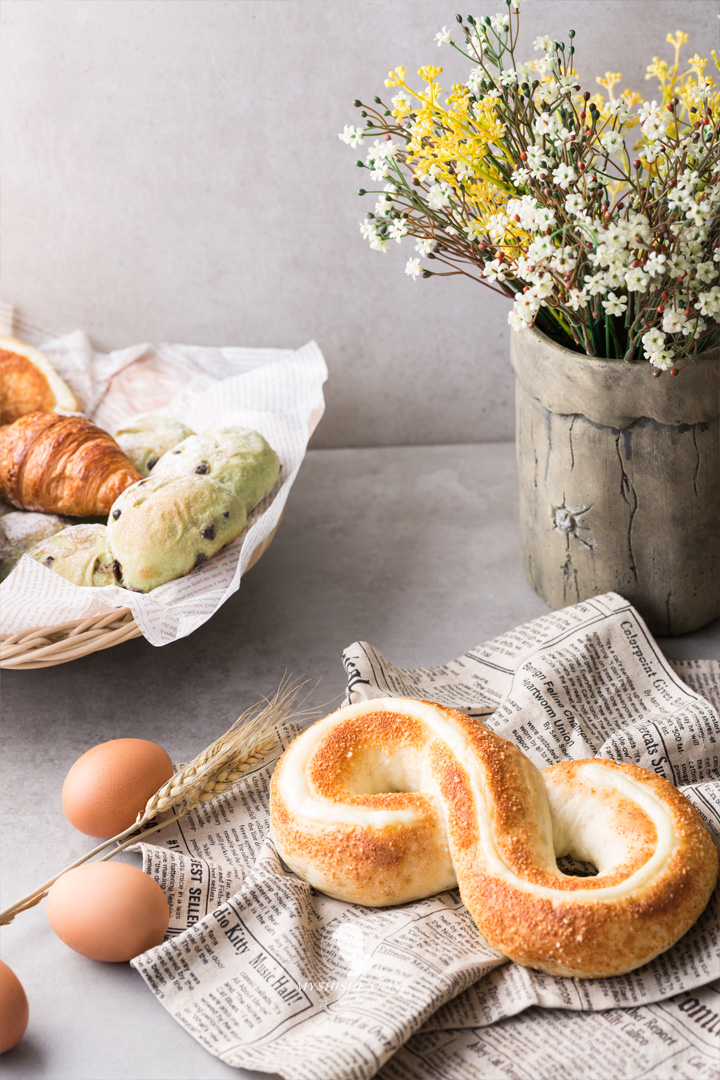 美食摄影作品【贝果蛋糕】——食摄马也