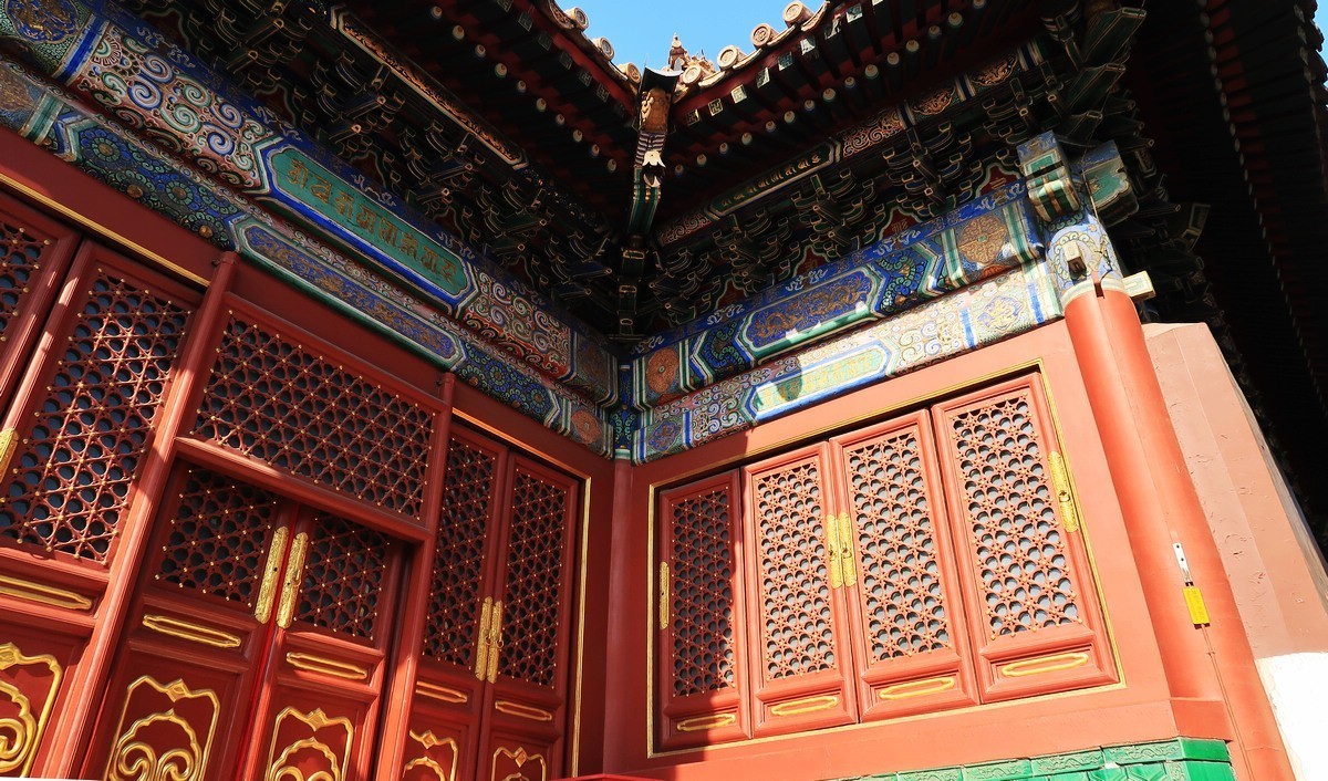 香烟缭绕的雍和宫