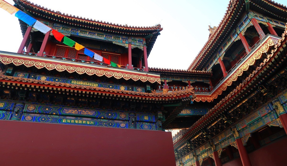 香烟缭绕的雍和宫