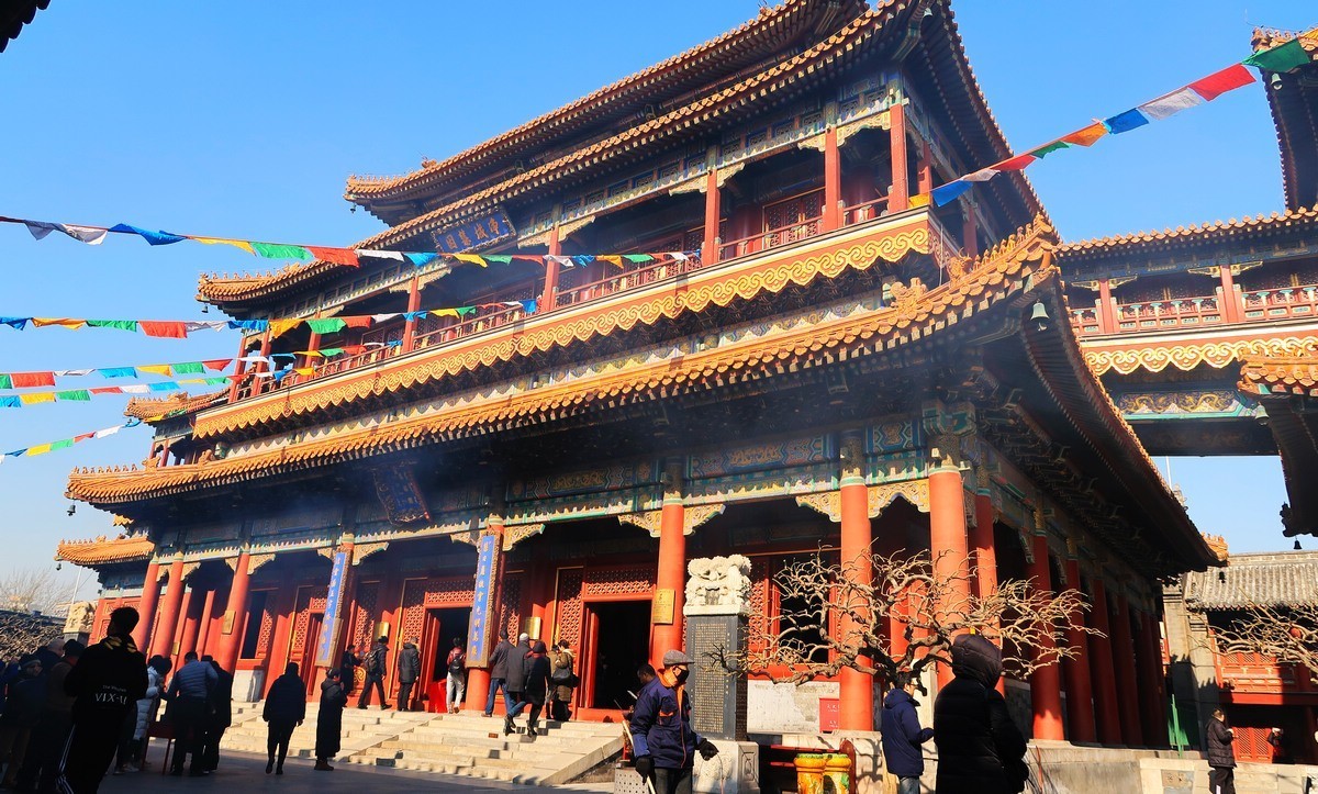 香烟缭绕的雍和宫