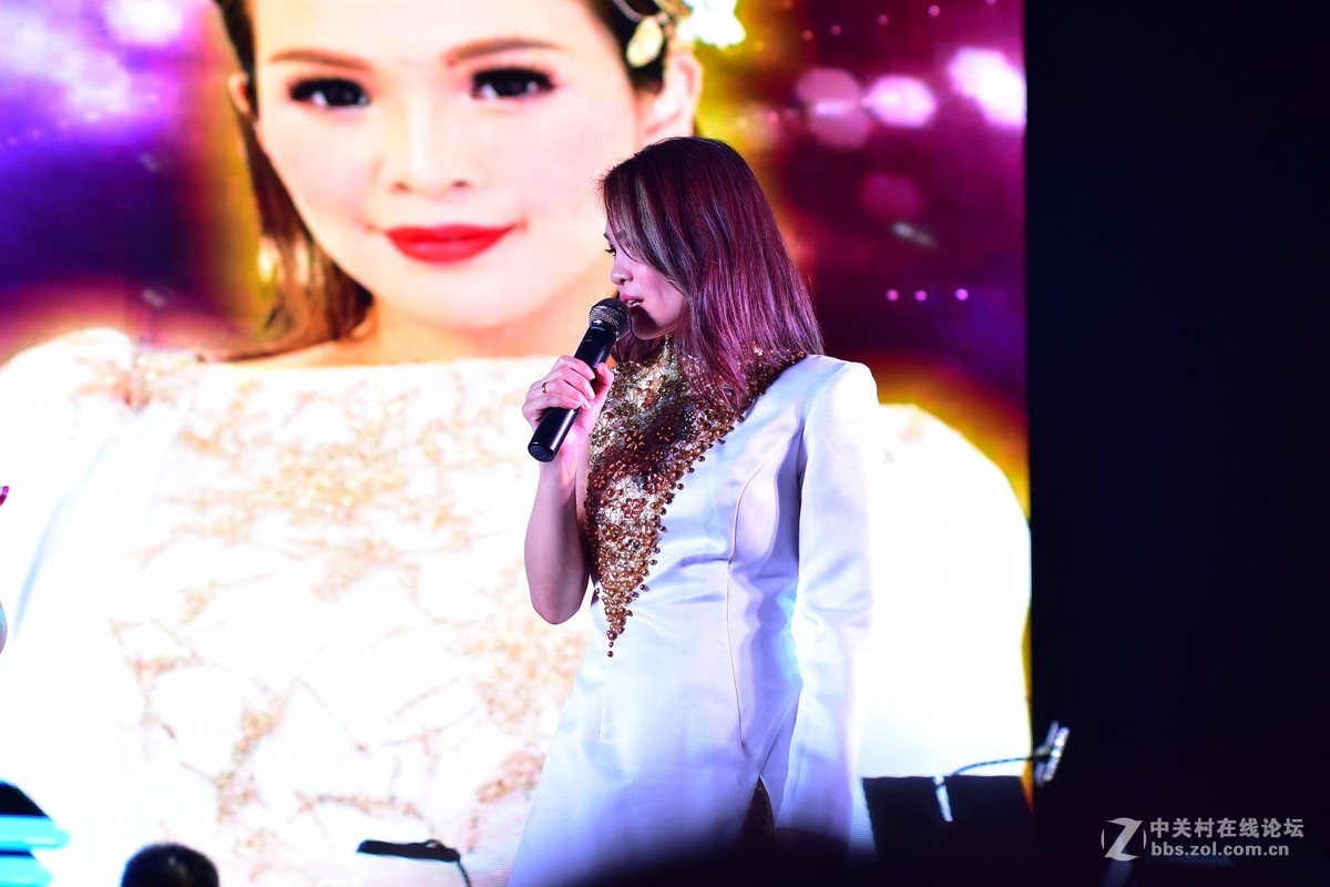 再发一组，广场歌台表演，忘了名字的美女歌星，好像叫杨千红