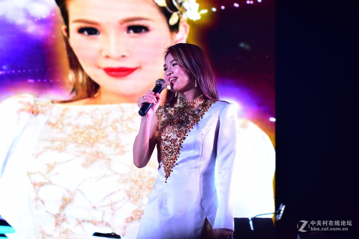 再发一组，广场歌台表演，忘了名字的美女歌星，好像叫杨千红