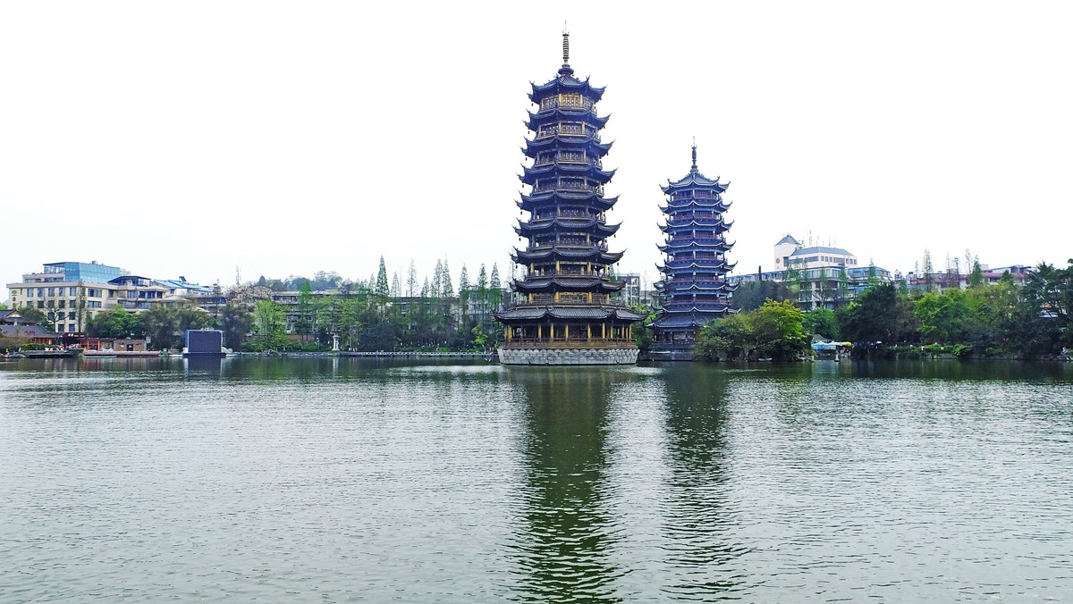 美丽的漓江塔影-中关村在线摄影论坛