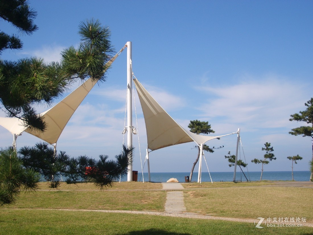 威海旅遊拍攝威海市區迷人海景與風景