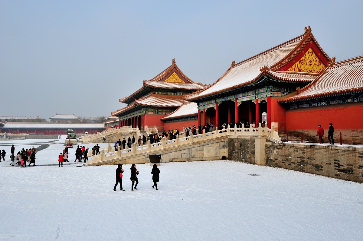 雪后故宫