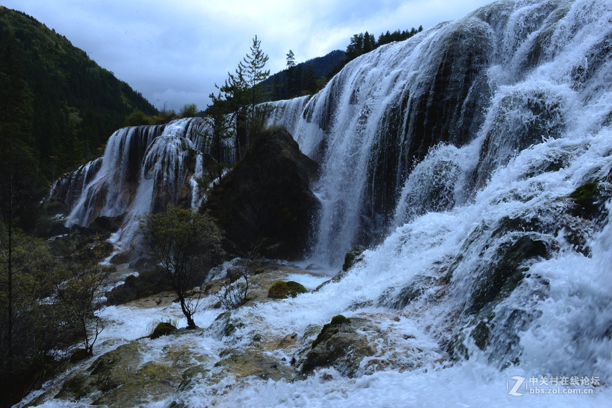 一组九寨沟珍珠海珍珠滩瀑布祝西昌论坛猴年繁荣兴旺三版师友平安建康