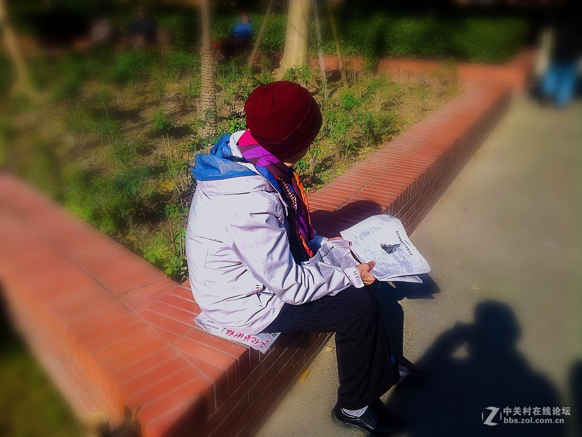 一组公园人物手机杂拍