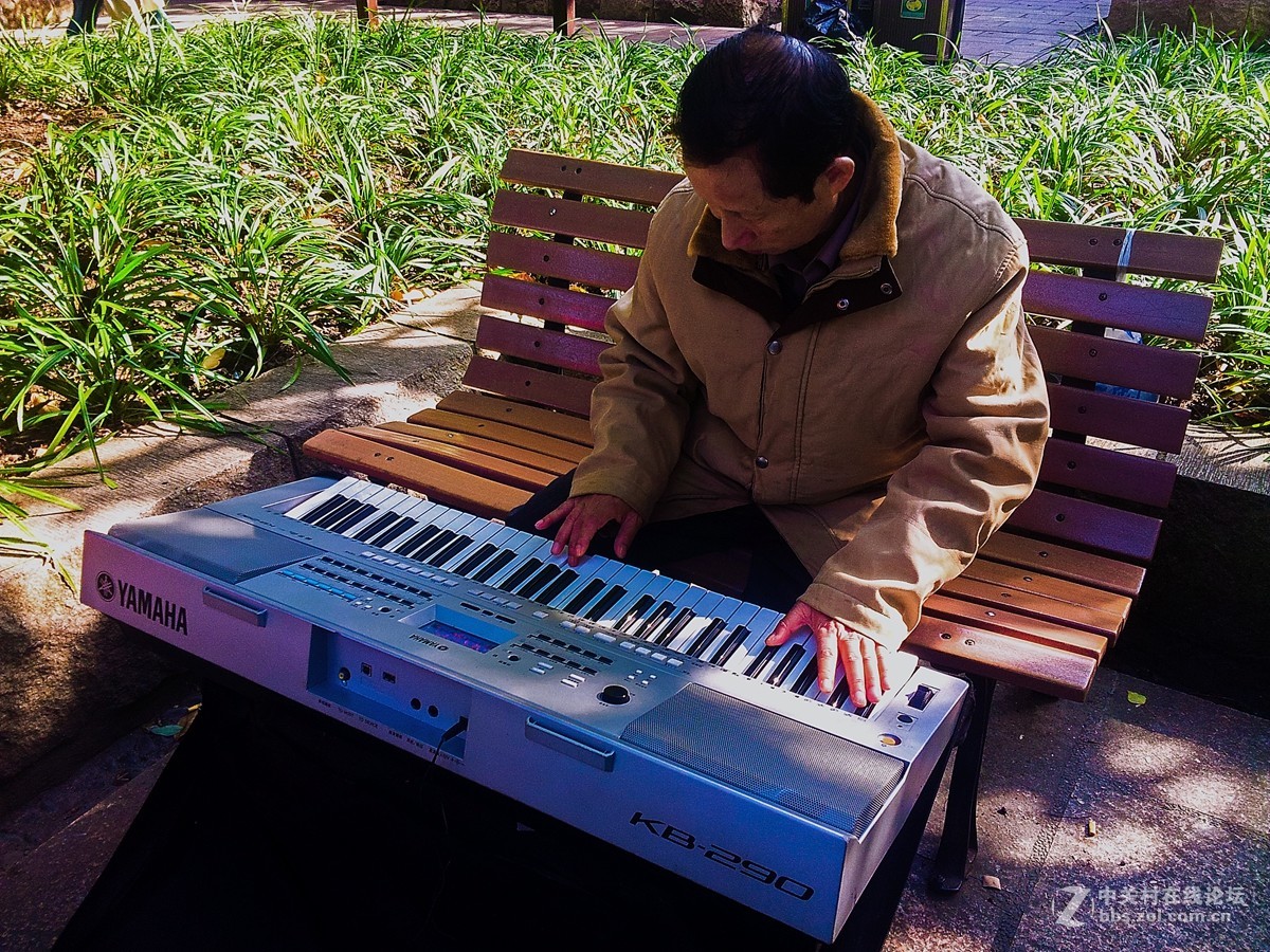 一组公园人物手机杂拍