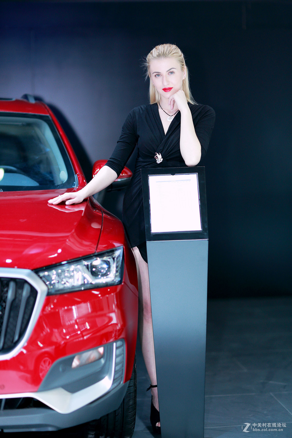 乌克兰车模缇娜