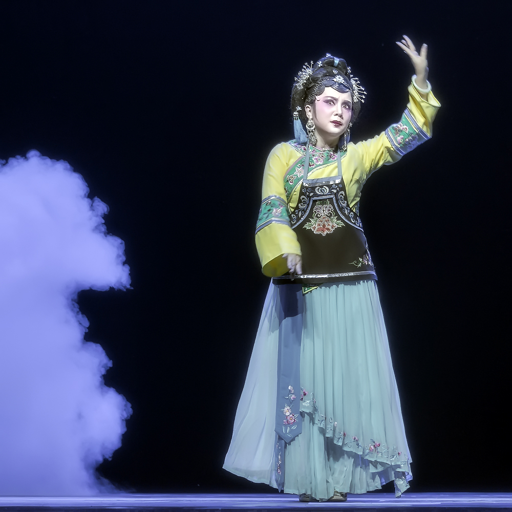 舞台摄影滇剧水莽草人物造型