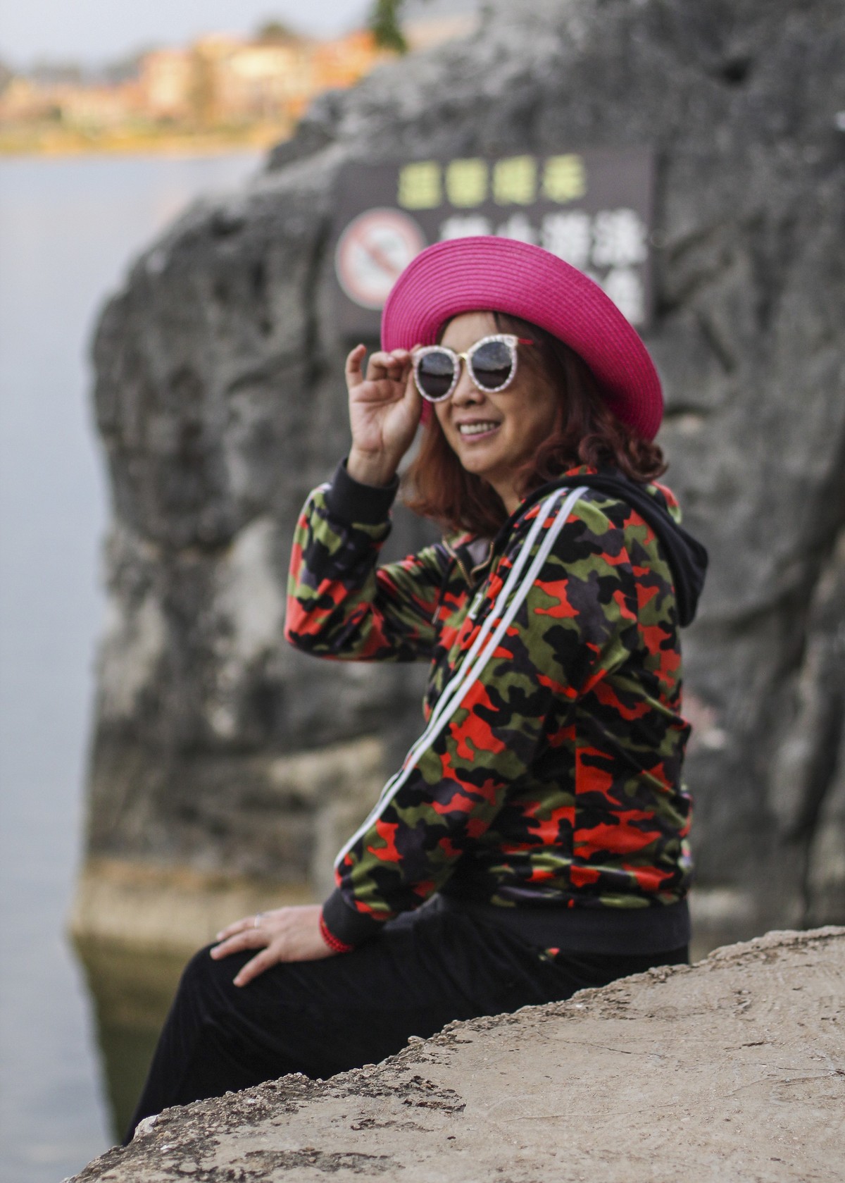 靓丽的大妈人像习作