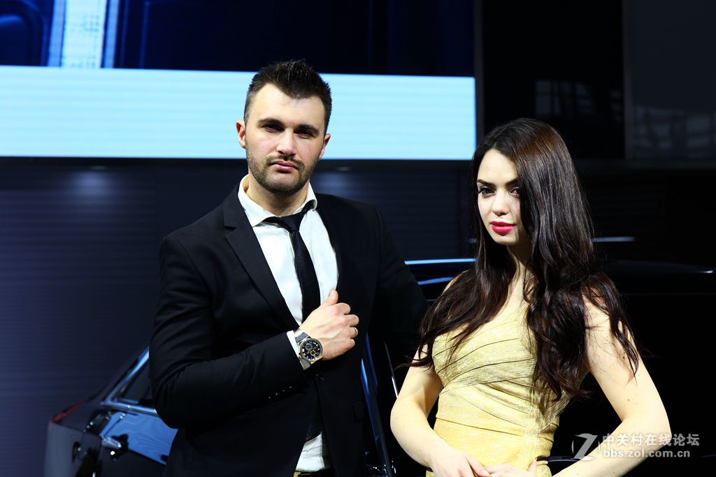 车展上的洋妞，帅哥