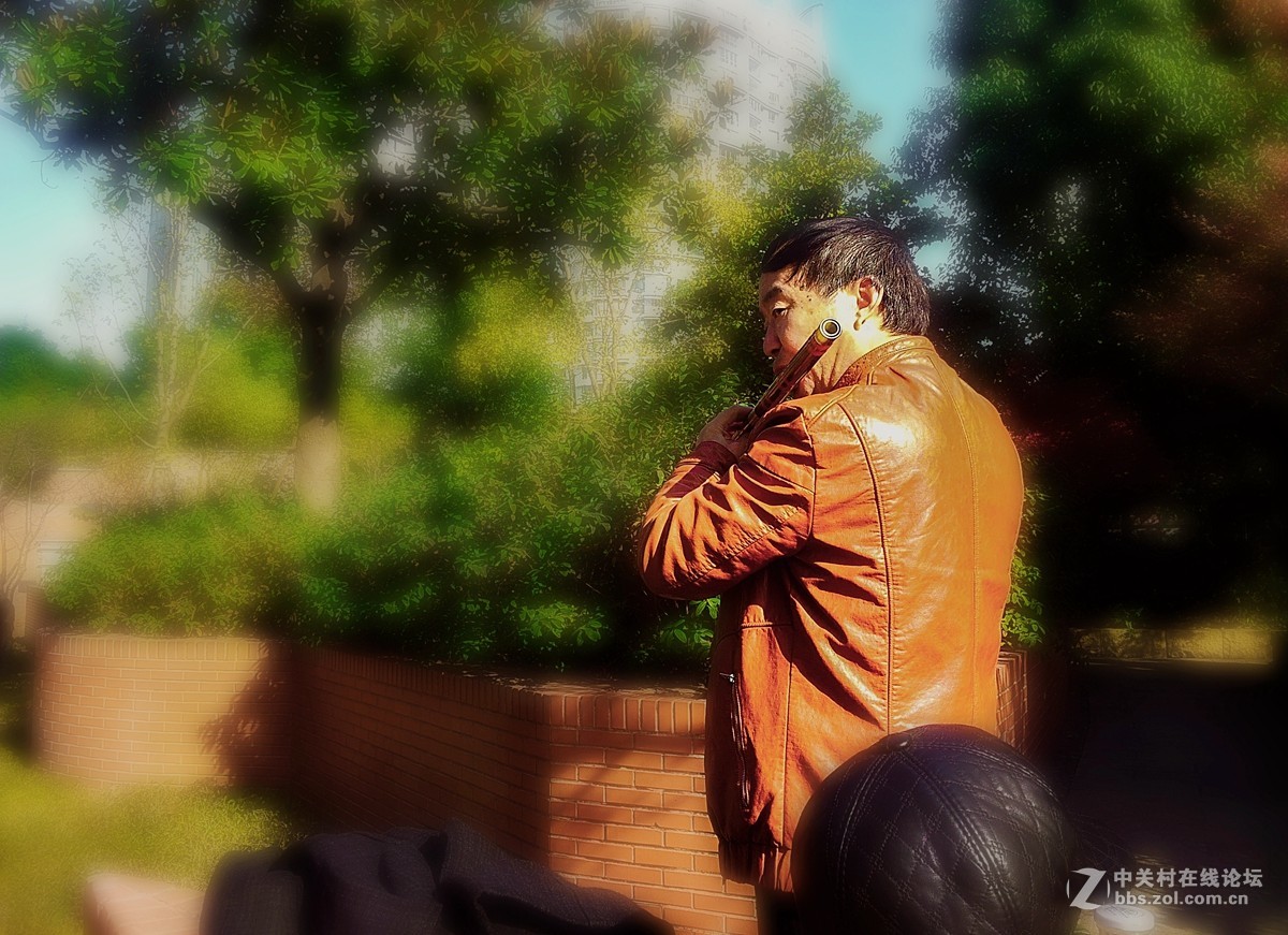 一组公园人物手机杂拍