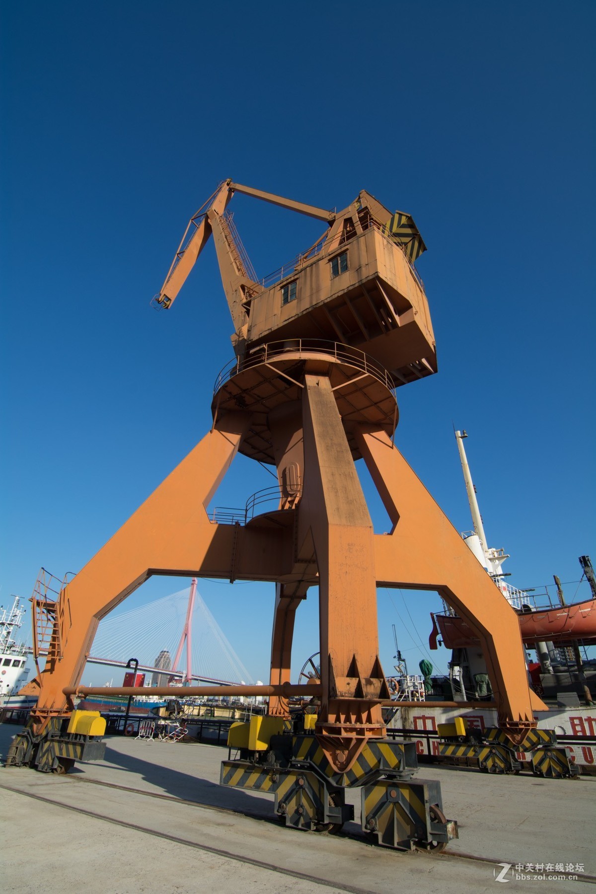 杨浦滨江的顺光逆光