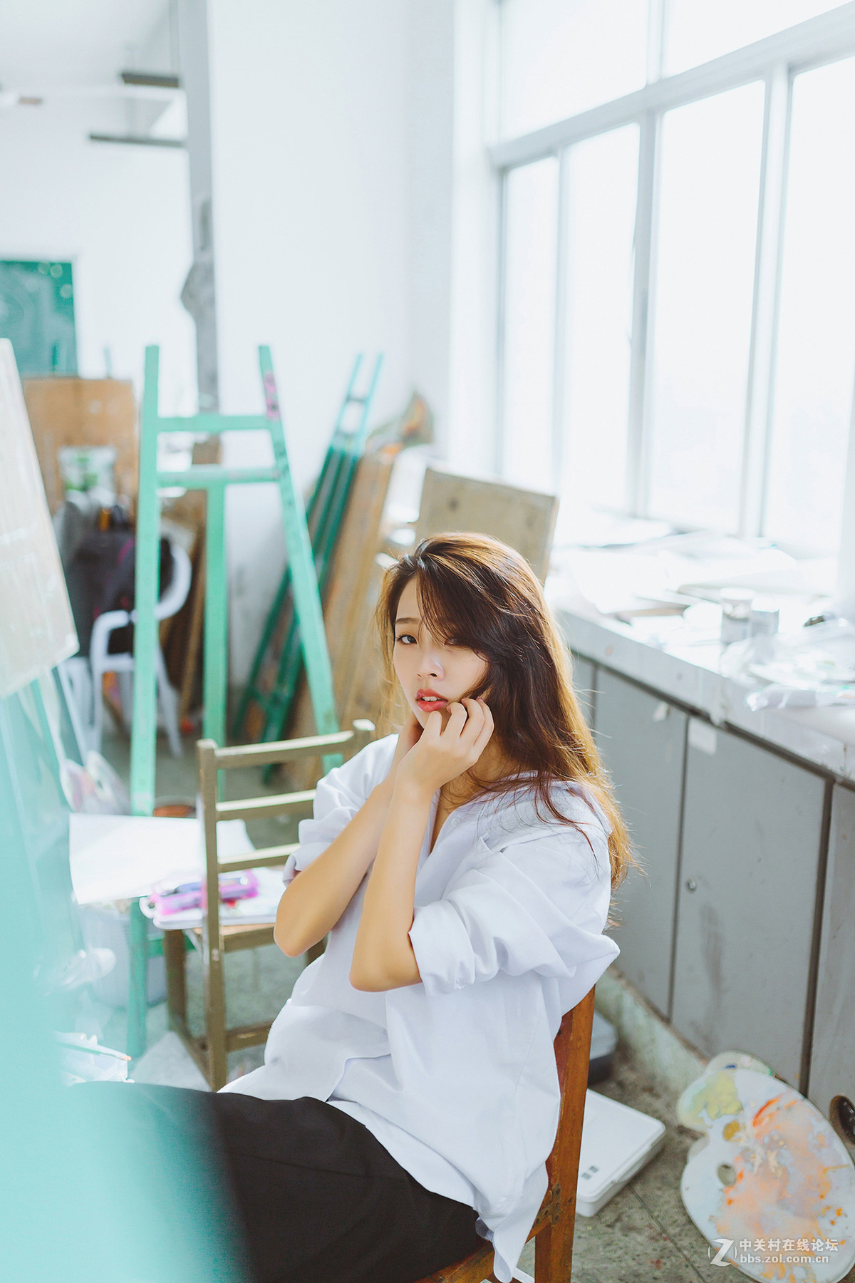 。  光与油彩的味道