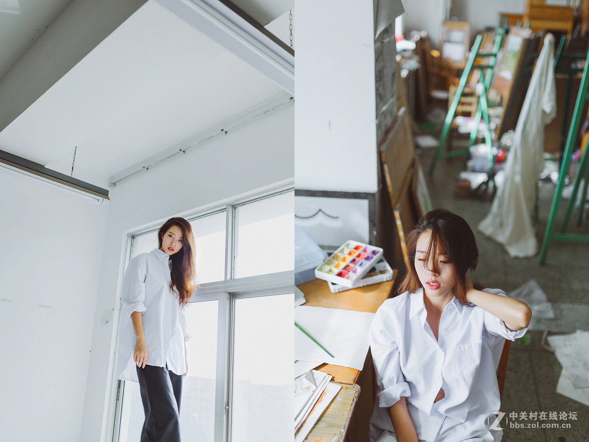 。  光与油彩的味道