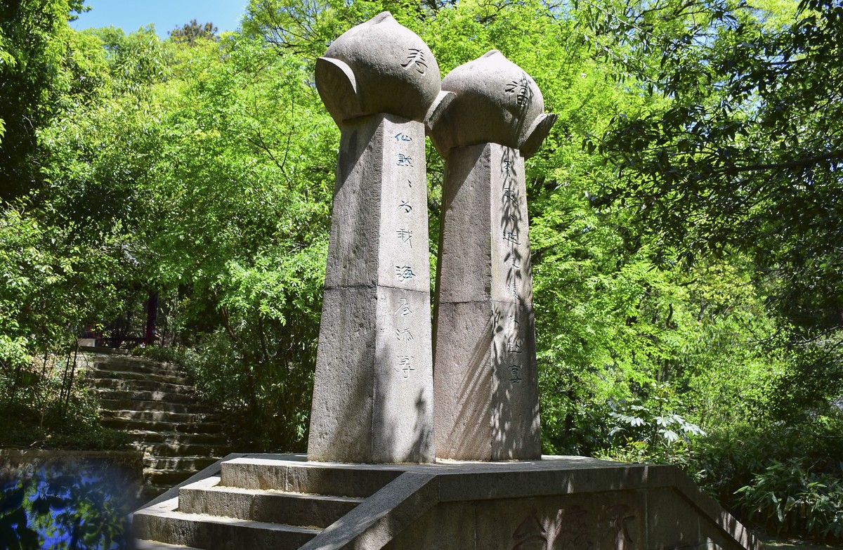 无锡锡惠公园及惠山历史名胜区的春天