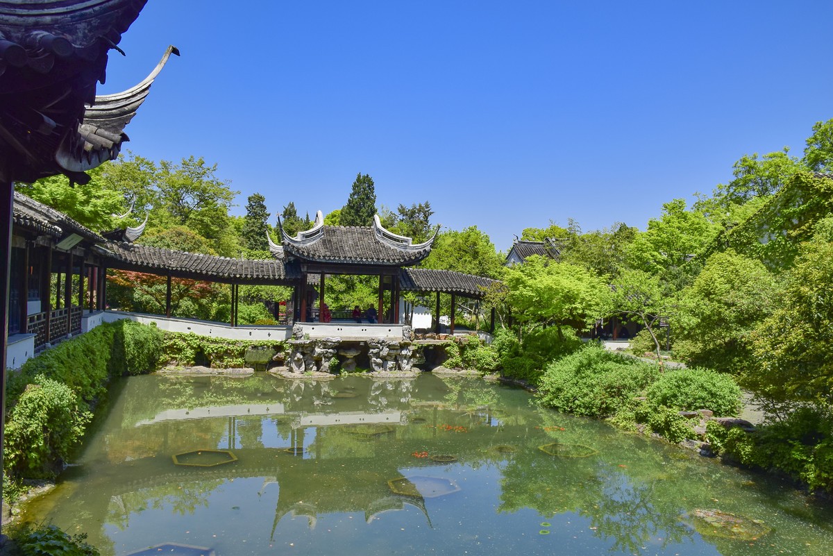 无锡锡惠公园及惠山历史名胜区的春天