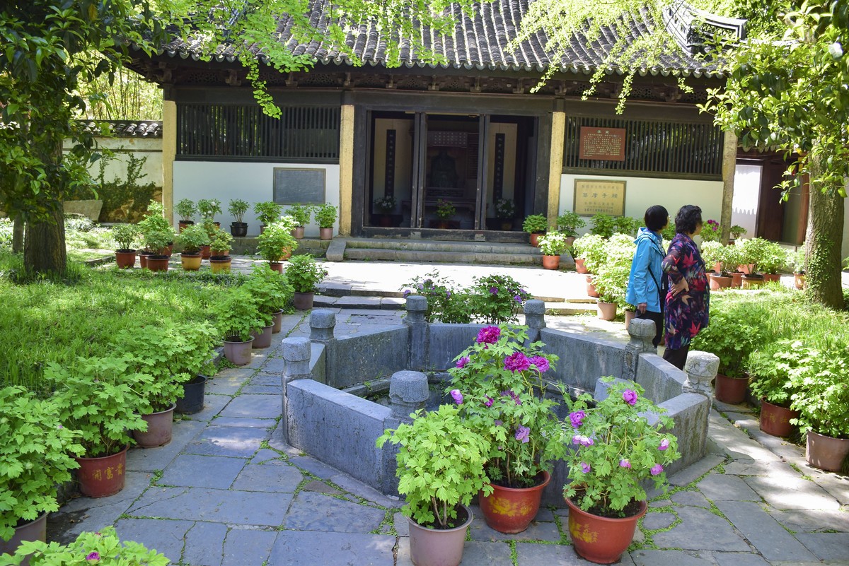 无锡锡惠公园及惠山历史名胜区的春天