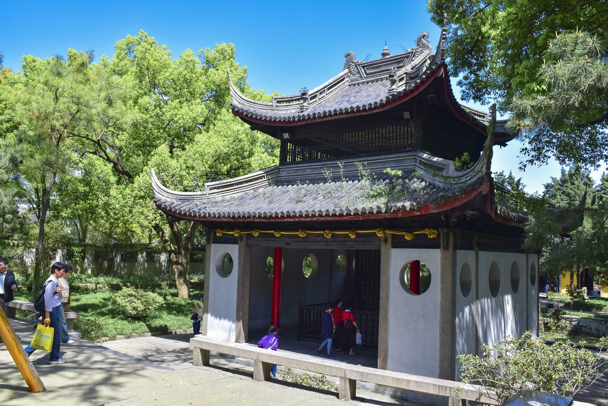 无锡锡惠公园及惠山历史名胜区的春天