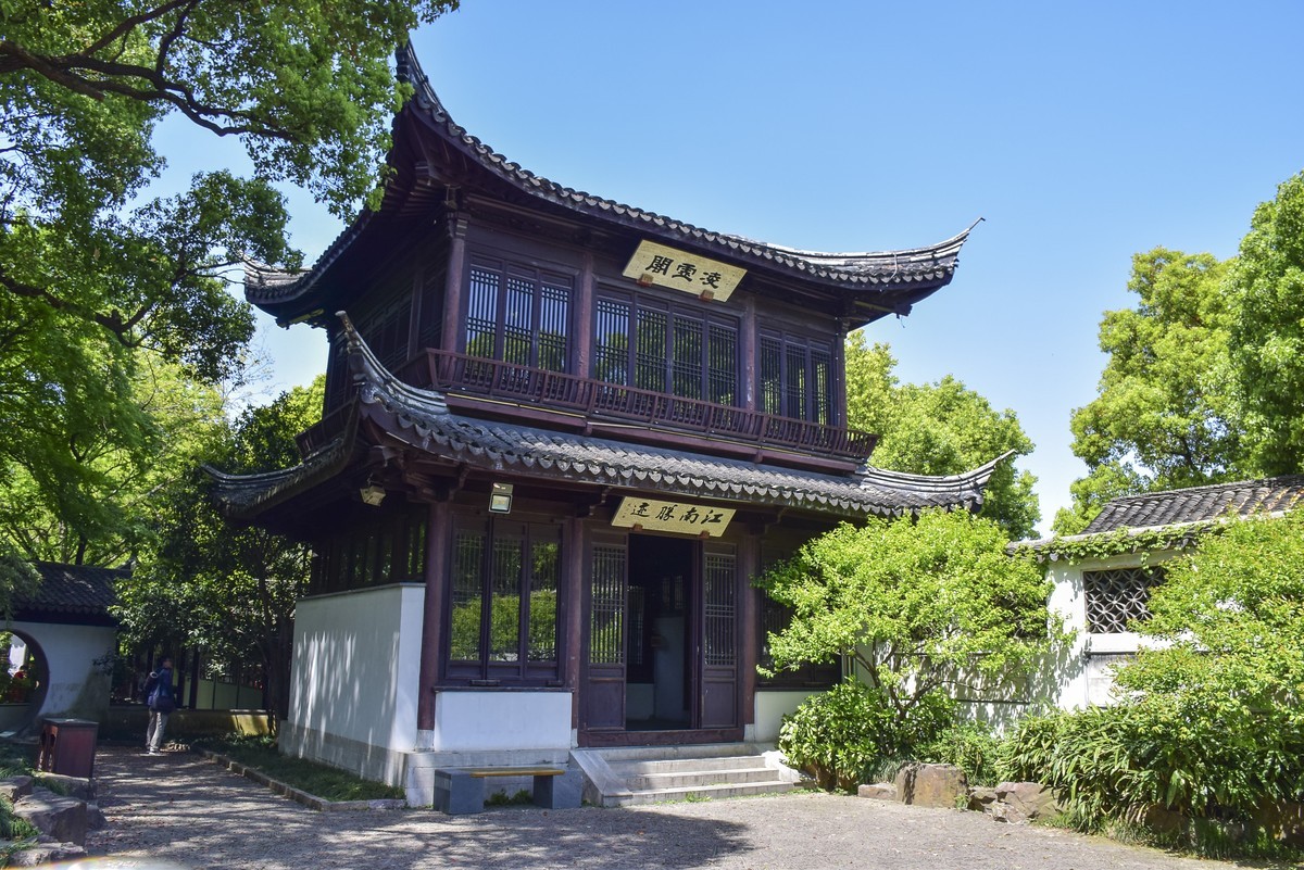 无锡锡惠公园及惠山历史名胜区的春天