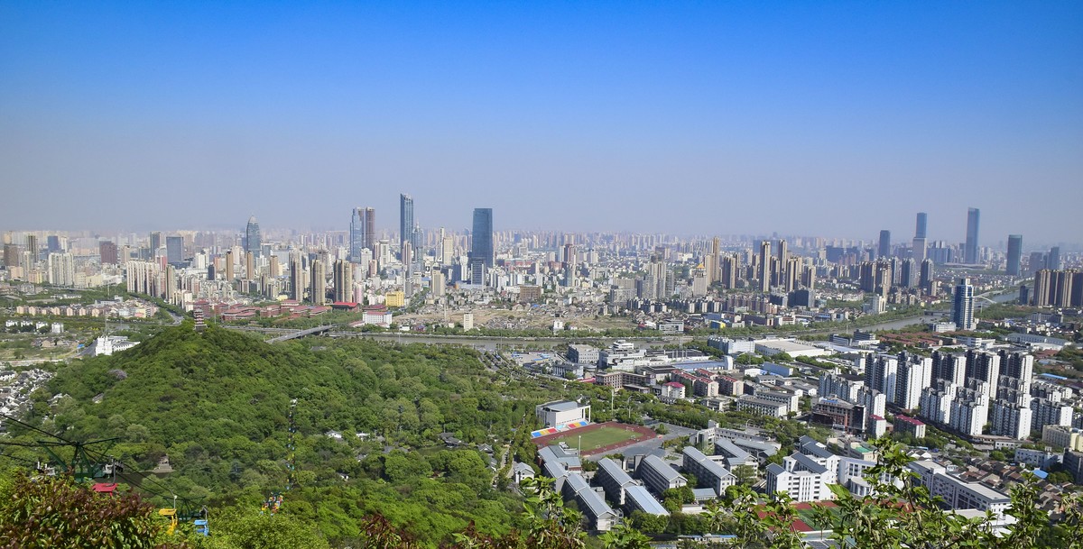 无锡锡惠公园及惠山历史名胜区的春天