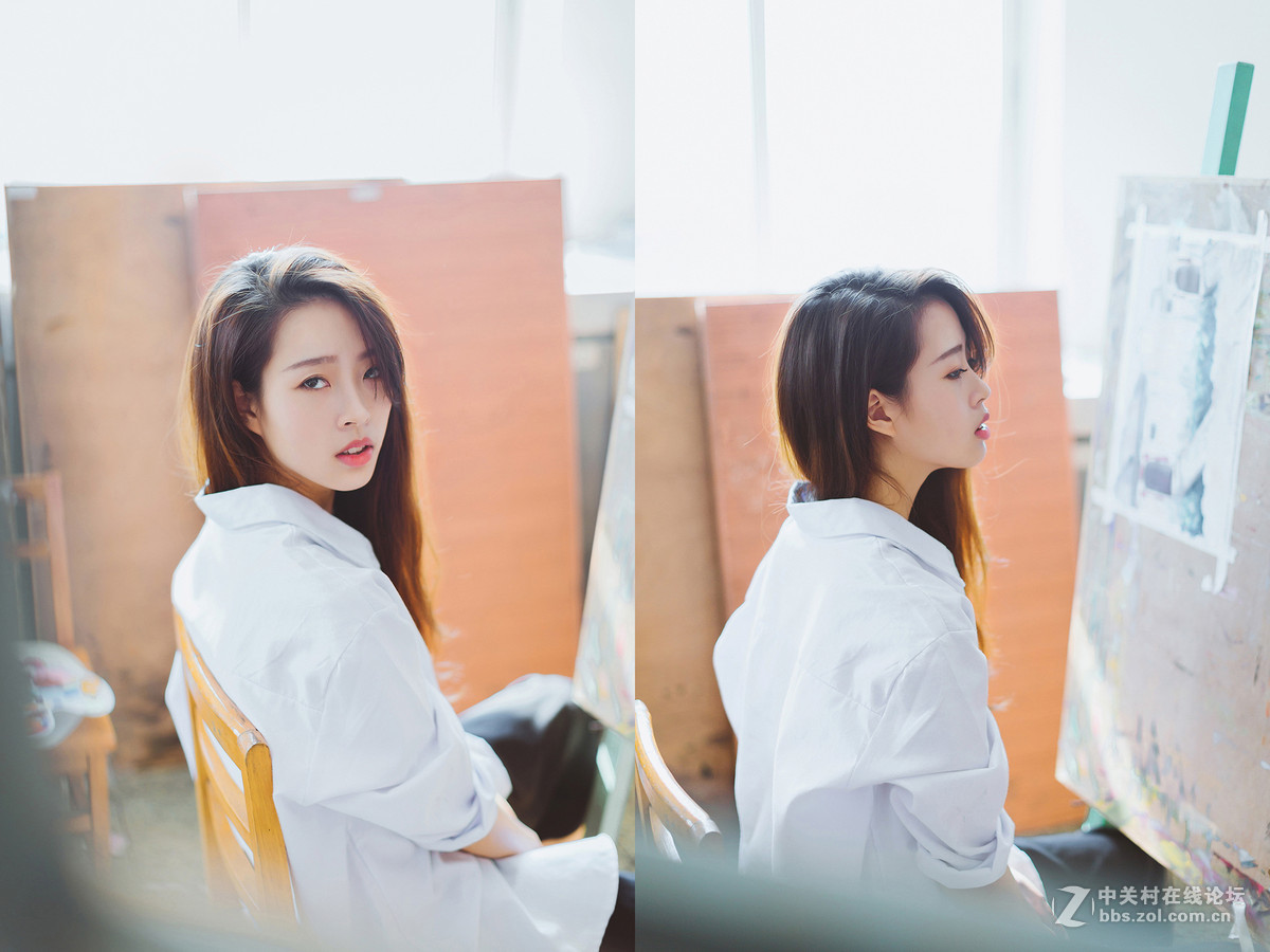 。  光与油彩的味道