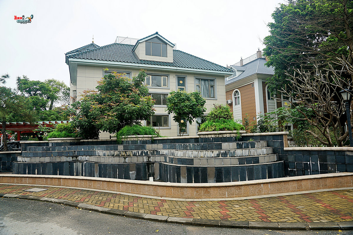 烟雨随拍中山南头临江世家小景