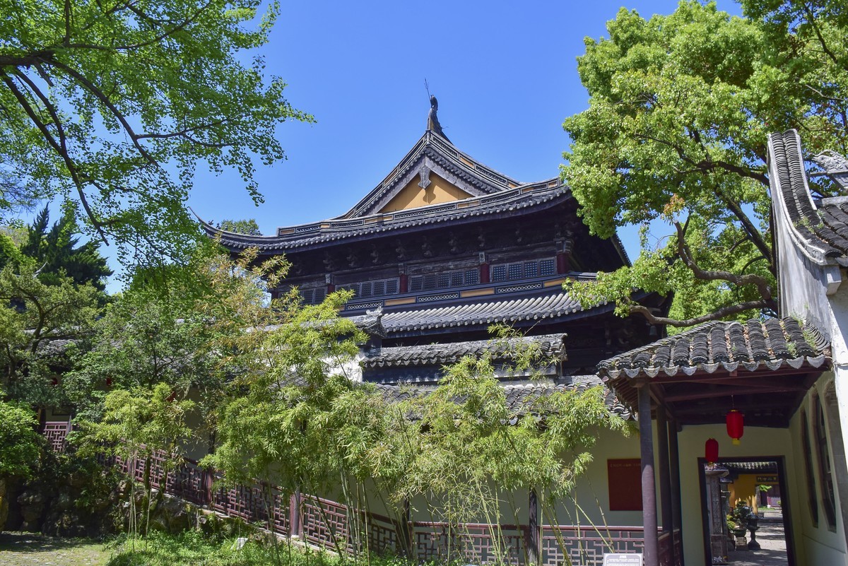 无锡锡惠公园及惠山历史名胜区的春天