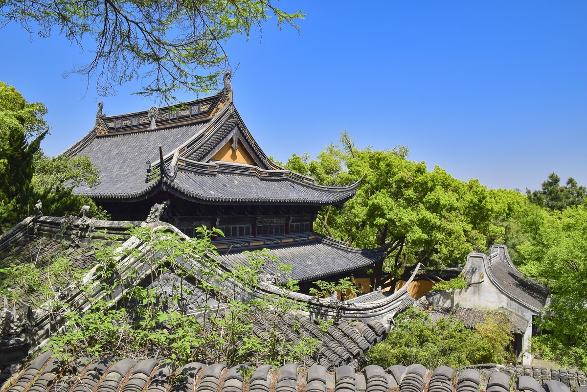 无锡锡惠公园及惠山历史名胜区的春天