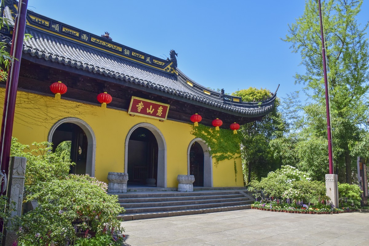 无锡锡惠公园及惠山历史名胜区的春天