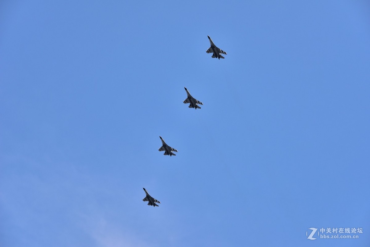 抗日战争胜利70周年大阅兵空中梯队