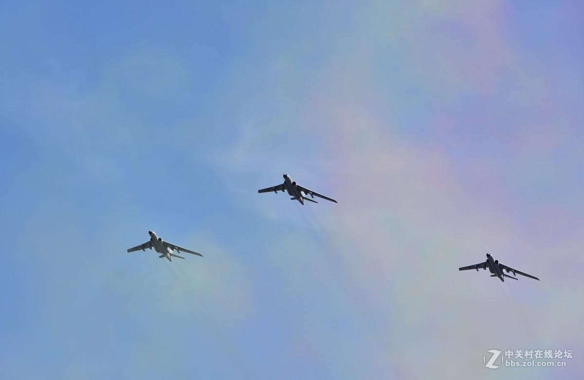 抗日战争胜利70周年大阅兵空中梯队