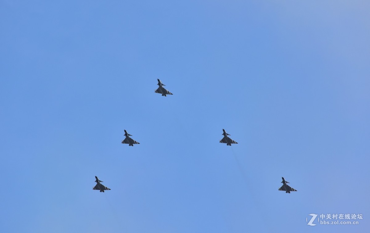 抗日战争胜利70周年大阅兵空中梯队