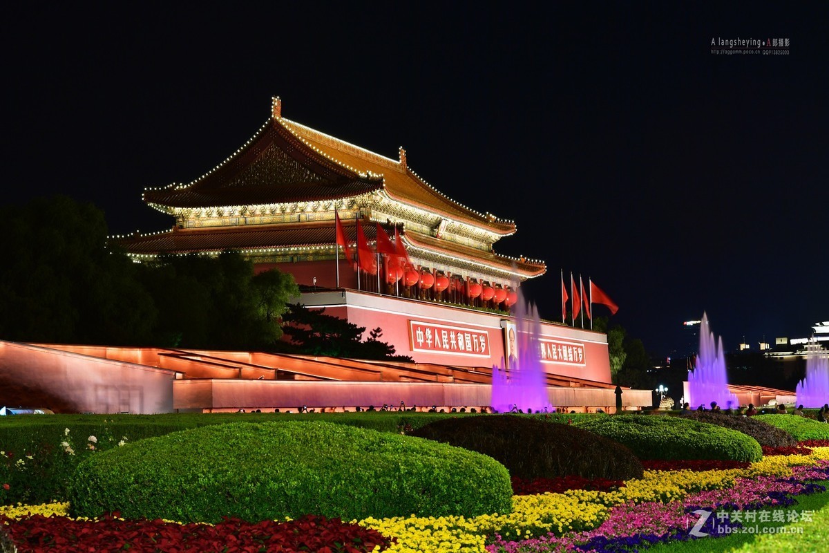 ☆★天安门广场夜景-中关村在线摄影论坛