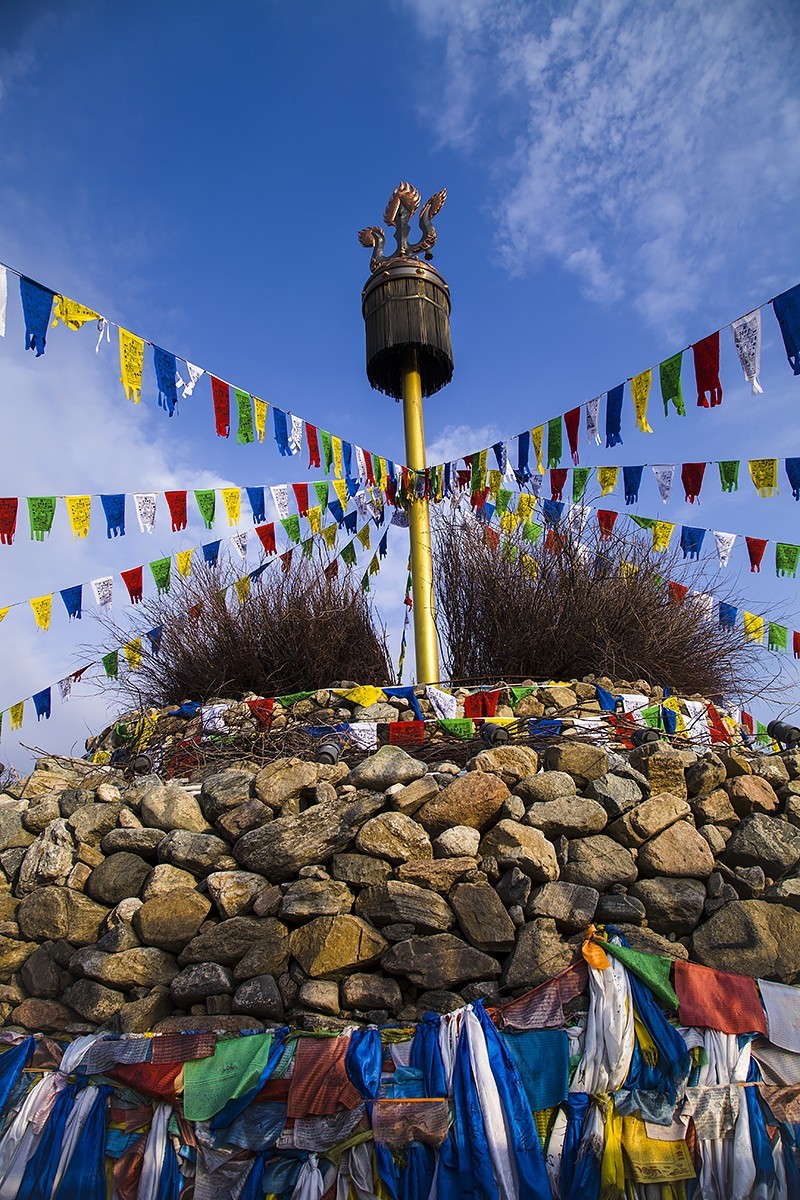 五彩的敖包-中关村在线摄影论坛
