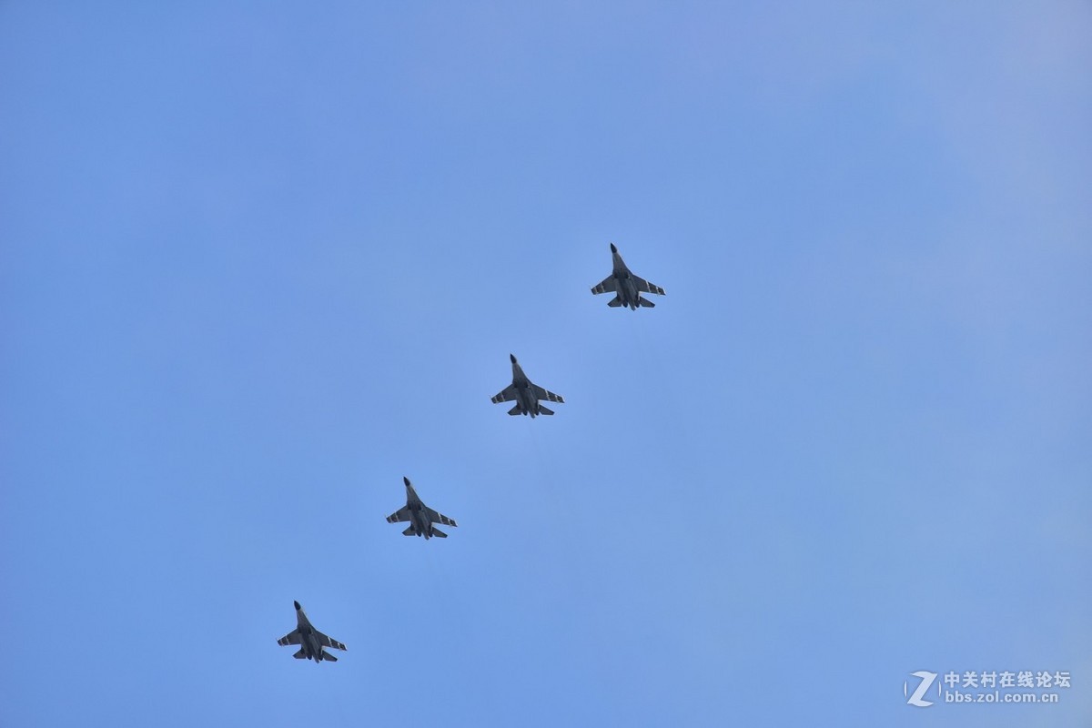 抗日战争胜利70周年大阅兵空中梯队