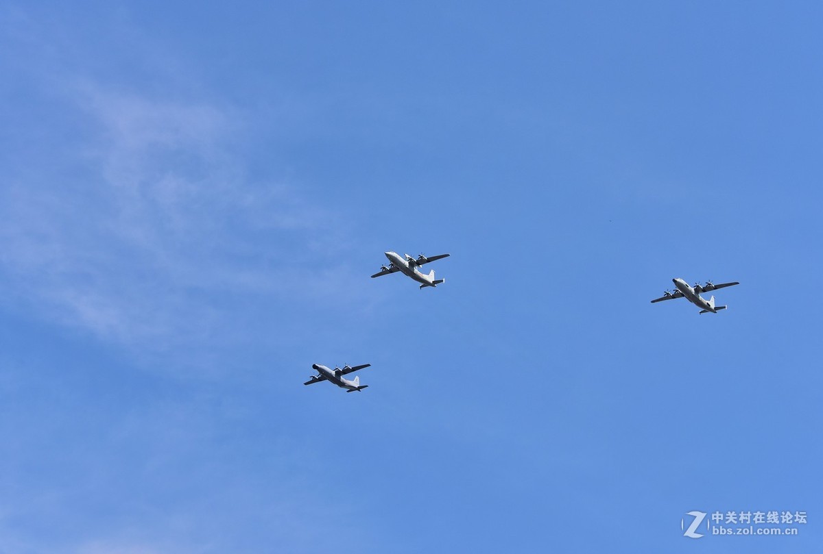 抗日战争胜利70周年大阅兵空中梯队