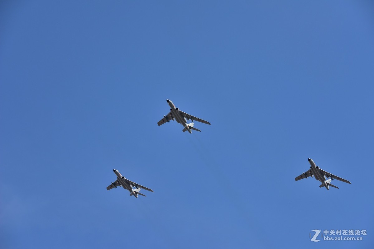 抗日战争胜利70周年大阅兵空中梯队