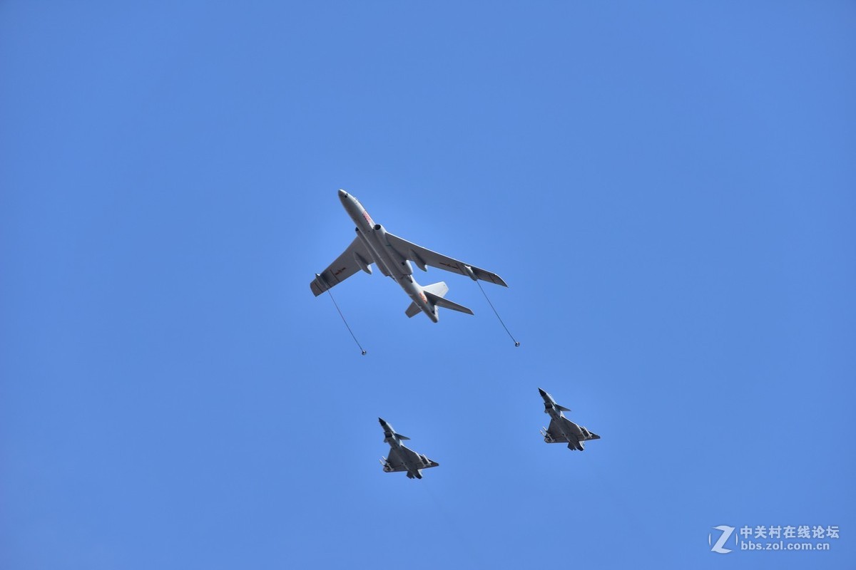 抗日战争胜利70周年大阅兵空中梯队