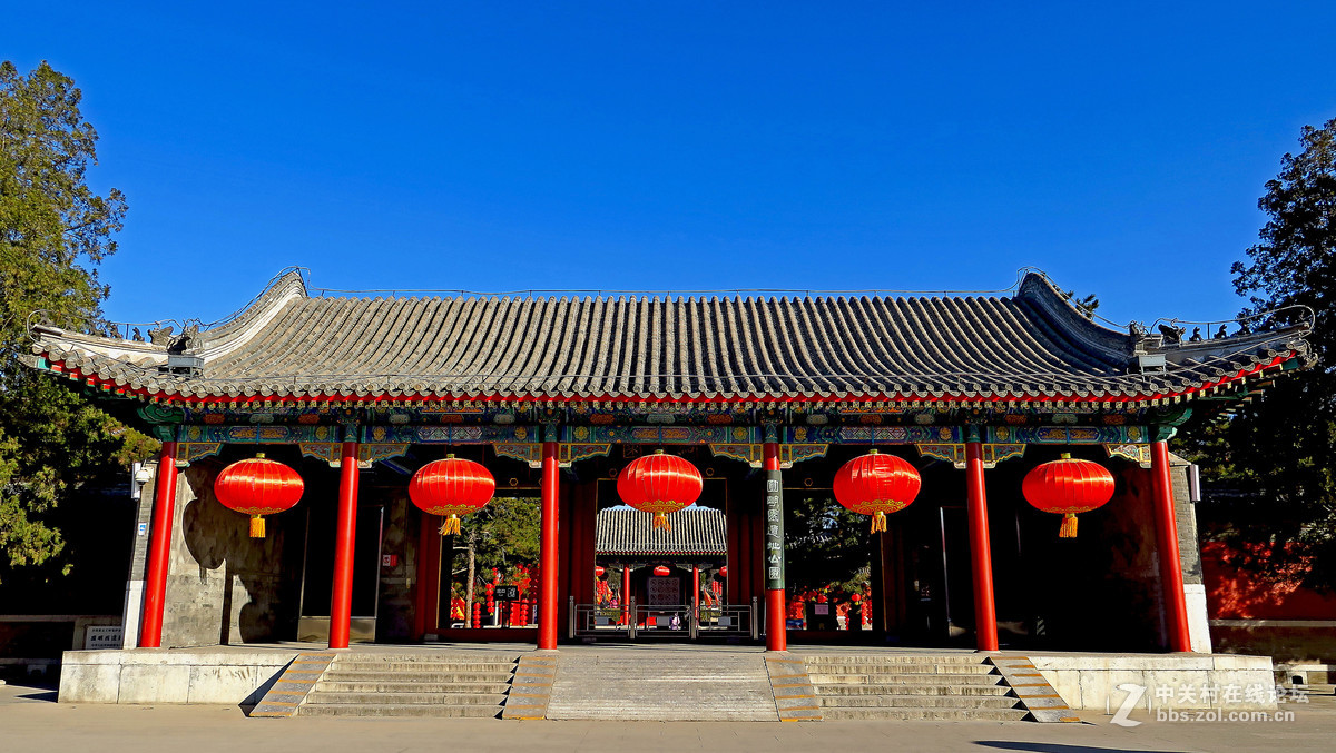 北京：早春时节的圆明园